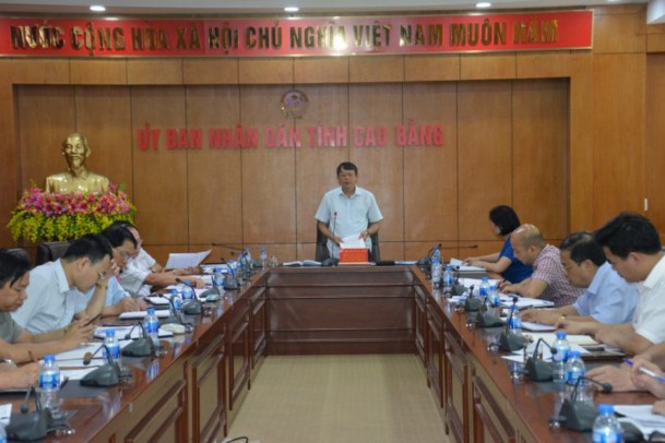 Chairman of People’s committee of Cao Bang province Mr.Hoang Xuan Anh closed the meeting