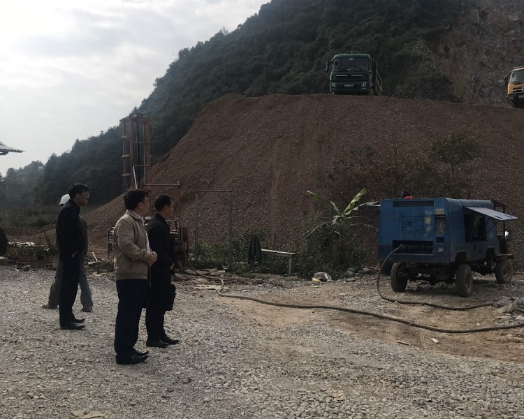 Khảo sát địa điểm xây dựng Công trình phụ trợ tại mỏ đá Xum Lếch-Phia Gà, Bản mới, xã Khâm Thành, huyện Trùng Khánh