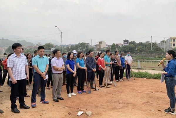 Phường Ngọc Xuân: Tổ chức Lễ ra quân “Tết trồng cây - Đời đời nhớ ơn Bác Hồ” và thực hiện Tuyến đường hoa đào Thanh niên