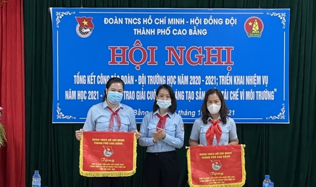 Thành đoàn Cao Bằng tổng kết công tác Đoàn và phong trào thanh niên trường học năm học 2020-2021