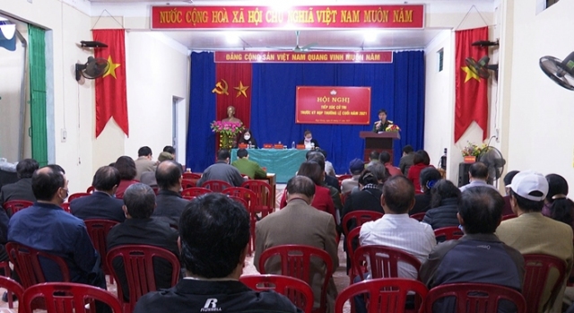 HĐND thành phố và phường Hợp Giang tiếp xúc cử tri trước kỳ họp thường lệ cuối năm 2021