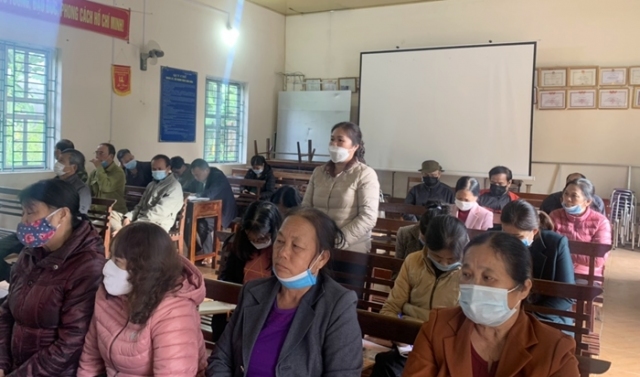 Đại biểu HĐND thành phố tiếp xúc cử tri phường Ngọc Xuân trước Kỳ họp thường lệ cuối năm 2021