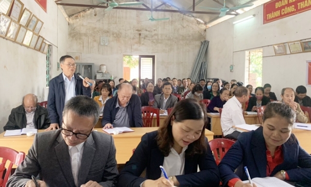 Tổ đại biểu HĐND thành phố đơn vị phường Hòa Chung tiếp xúc cử tri trước kỳ họp thứ 8, HĐND thành phố khóa XXII