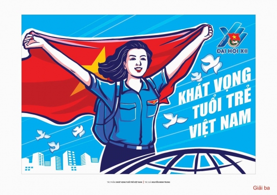 Tuyên truyền Đại hội đại biểu toàn quốc Đoàn Thanh niên Cộng sản Hồ Chí Minh lần thứ XII Nhiệm kỳ 2022 - 2027