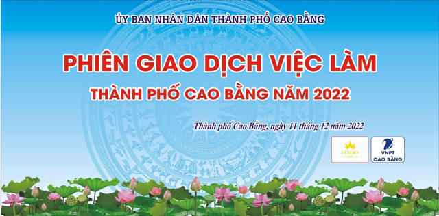 UBND thành phố sẽ tổ chức Phiên giao dịch việc làm vào Chủ nhật 11/12/2022