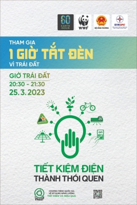 Hưởng ứng chiến dịch Giờ Trái đất năm 2023 lan toả thông điệp ﻿﻿“Tiết kiệm điện - Thành thói quen”