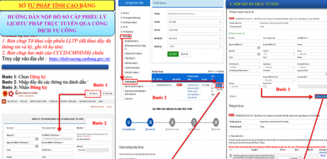 Hướng dẫn nộp hồ sơ cấp Phiếu lý lịch tư pháp trực tuyến qua Cổng dịch vụ công