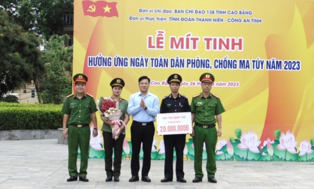 Mít tinh hưởng ứng Ngày Toàn dân phòng, chống ma túy năm 2023