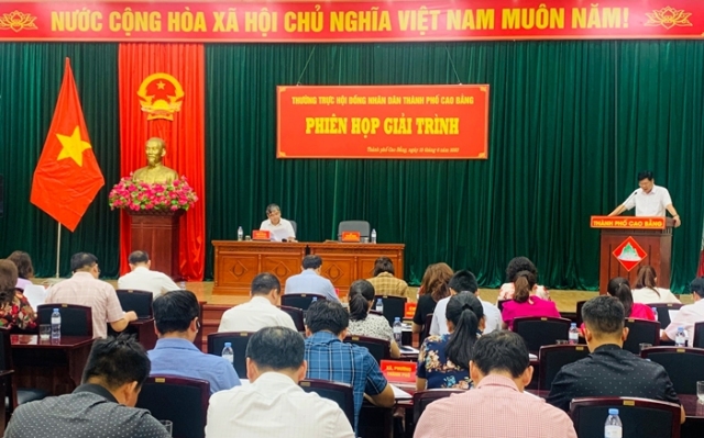 Thường trực HĐND thành phố tổ chức phiên giải trình