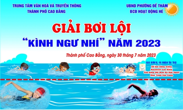 THÀNH PHỐ TỔ CHỨC GIẢI BƠI LỘI "KÌNH NGƯ NHÍ" NĂM 2023