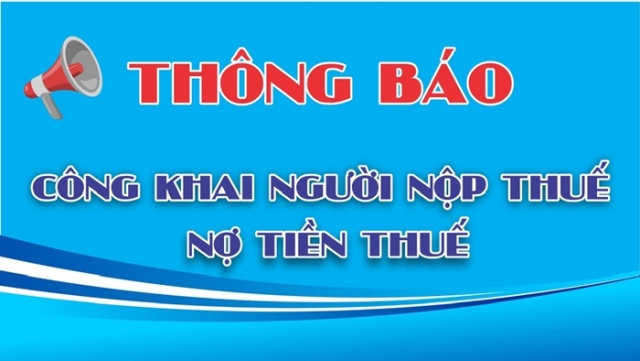 47 Công ty, doanh nghiệp, HTX nợ đọng thuế, phí và các khoản nộp ngân sách Nhà nước