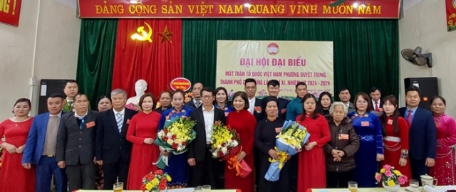 Đại hội đại biểu MTTQ phường Duyệt Trung lần thứ XI, nhiệm kỳ 2024 – 2029