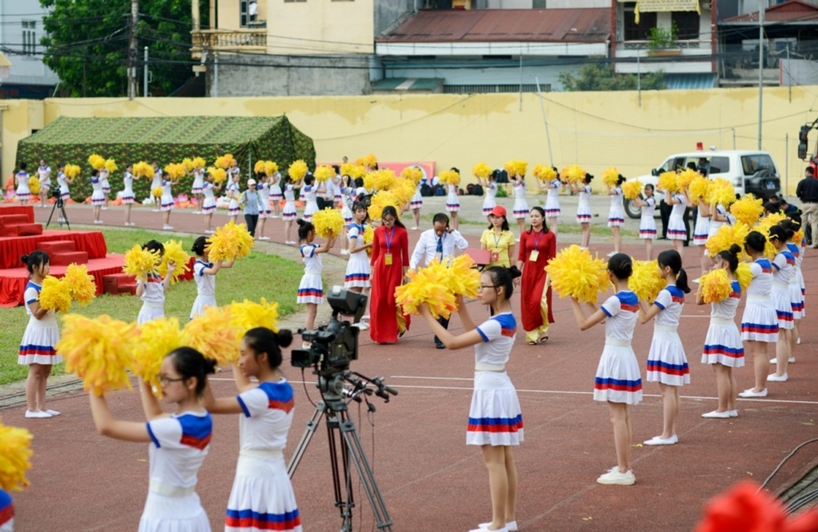 Một số hình ảnh tại lễ Khai mạc đại hội TDTT tỉnh lần thứ VIII năm 2018