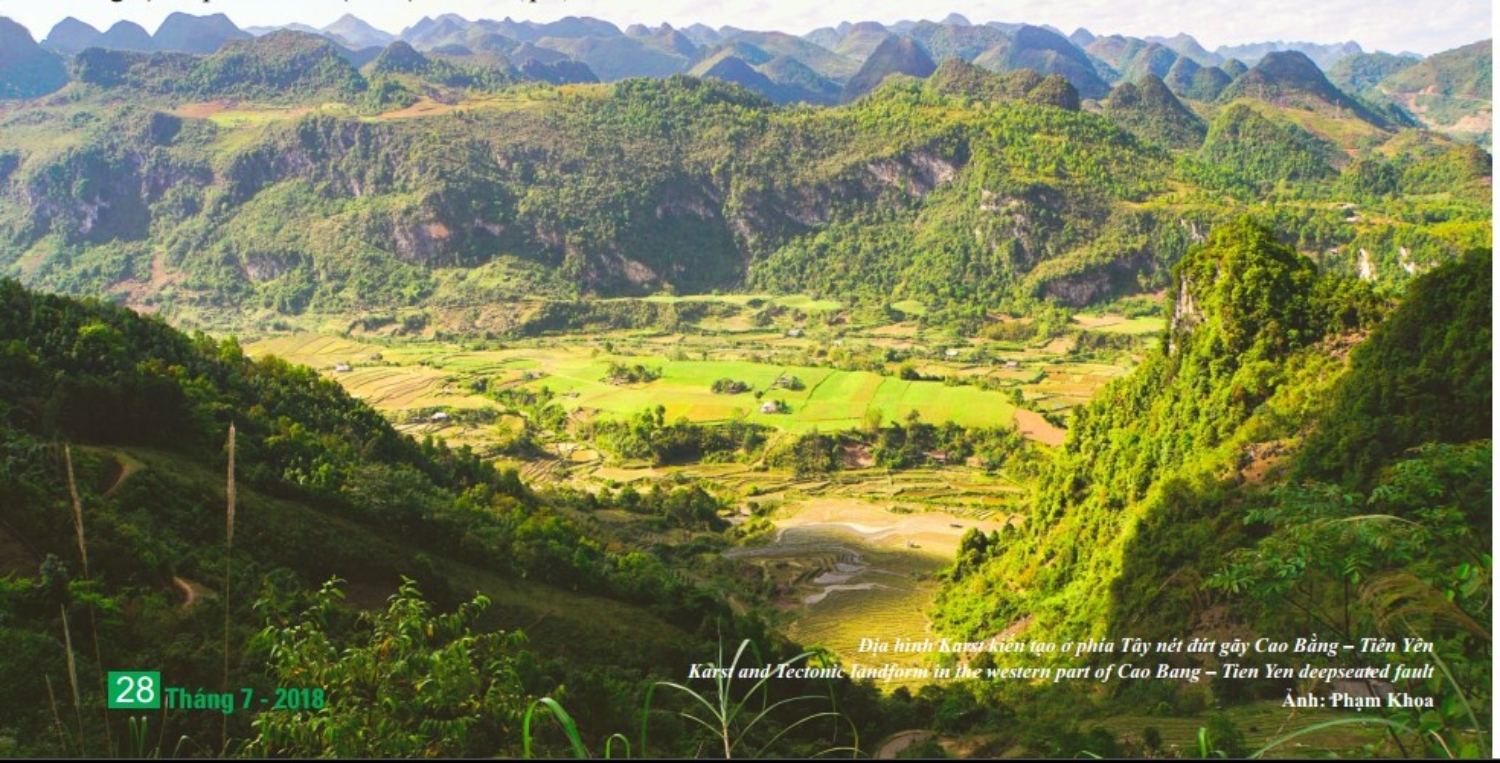 Karst and Tectonic landform heritages in Non nuoc Cao Bang UNESCO global geopark
