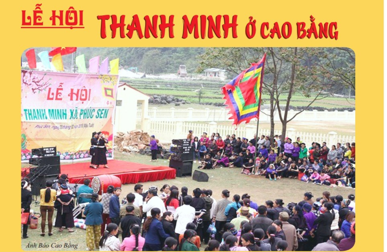 TOMB SWEEPING FESTIVAL IN CAO BANG