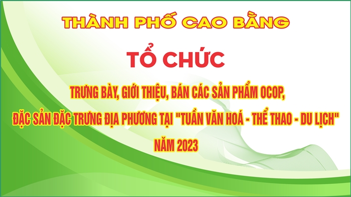 TB To chuc trung bay, ban sp OCOP